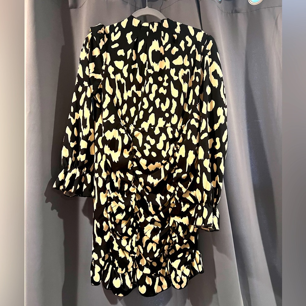 Spotted Formal L/S Dress